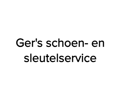 Ger's Schoen- & Sleutelservice